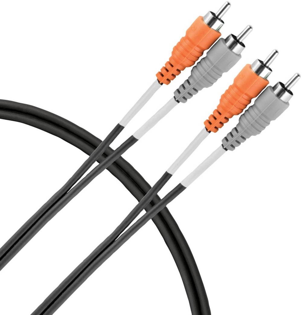 Livewire Essential Interconnect Dual Cable RCA-RCA 6 ft. Black