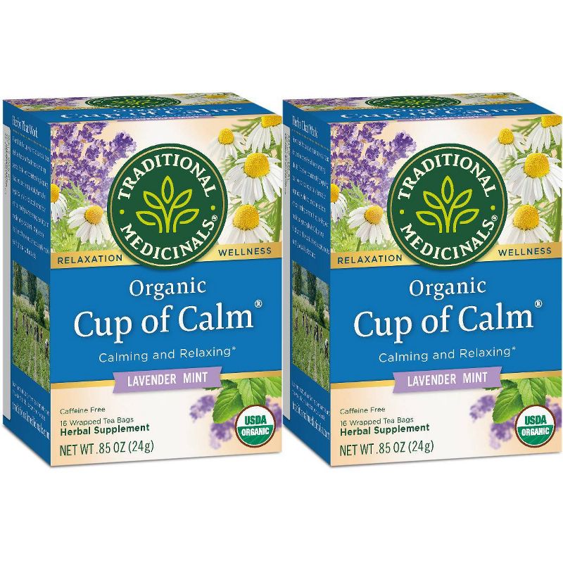 Traditional Medicinals Cup of Calm Organic Tea - 32ct