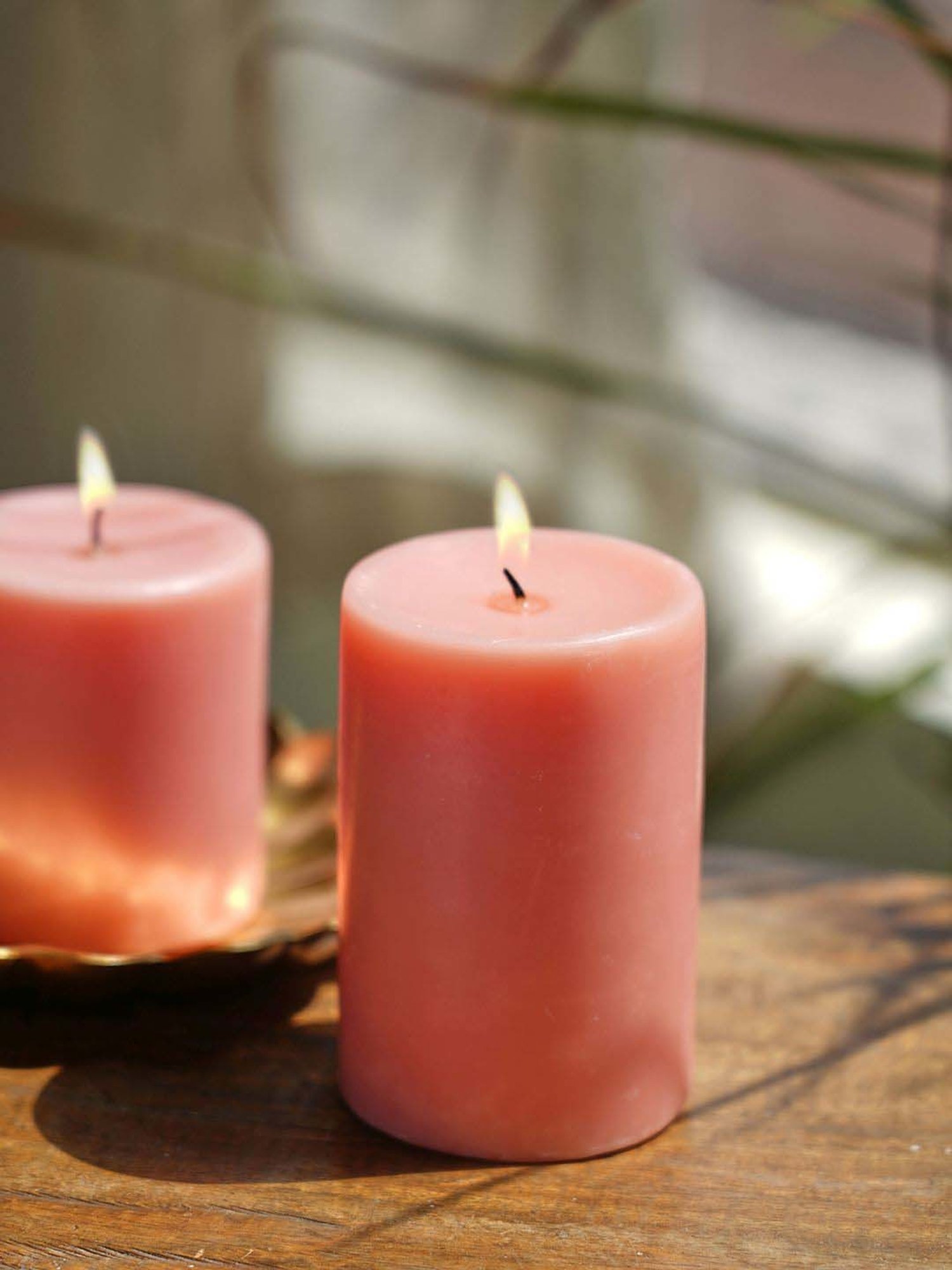 Pure Home and Living Pink Island Fruit Large Pillar Candle