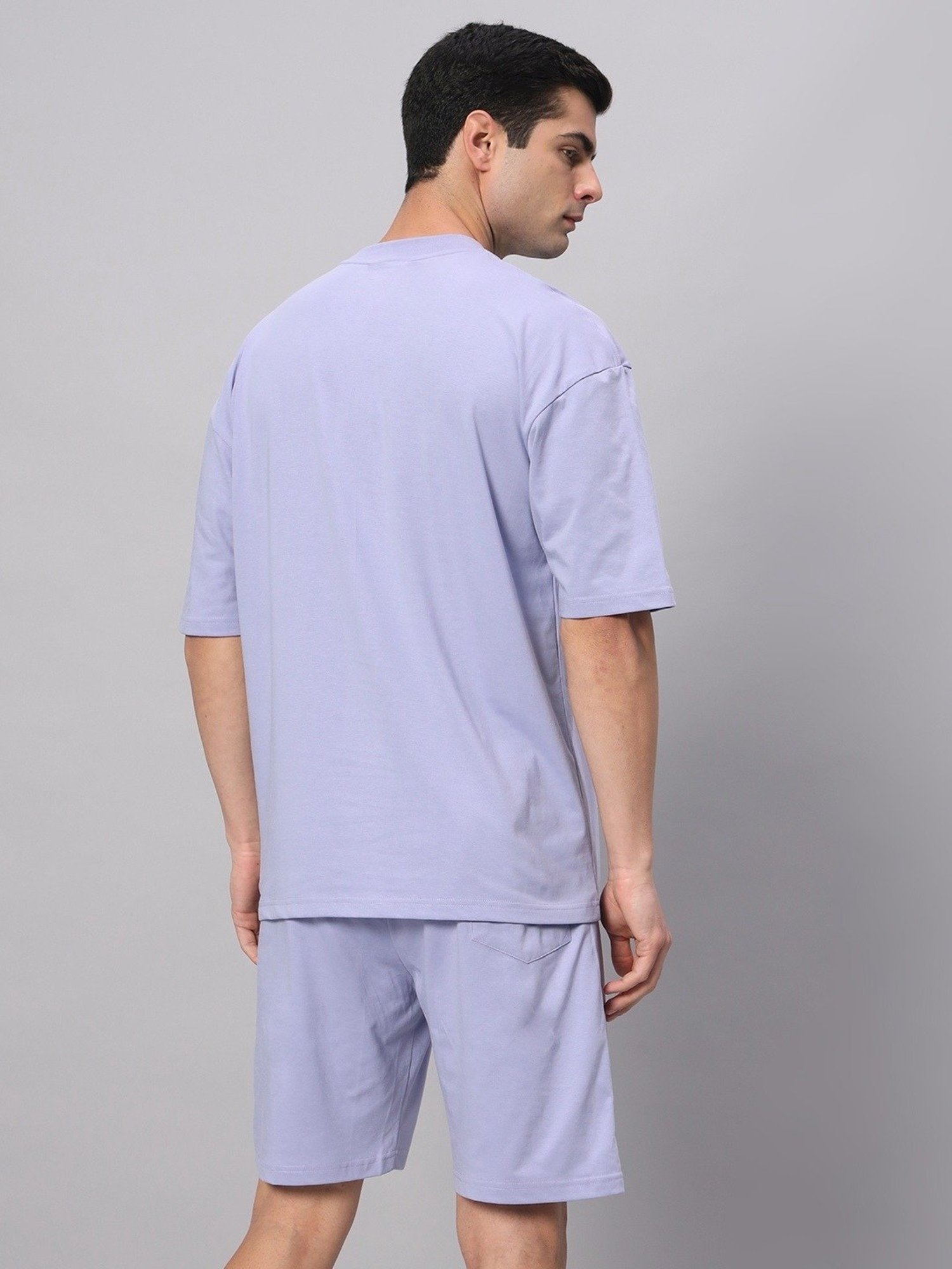 Griffel Lavender Cotton Loose Fit Co-Ord Set