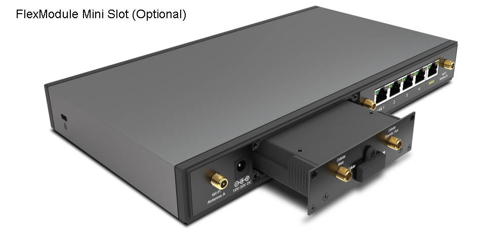 Peplink Balance 20X Router with PrimeCare - 1x GE WAN ports, 4x GE LAN ports and 1x LTE modem (CAT-4)