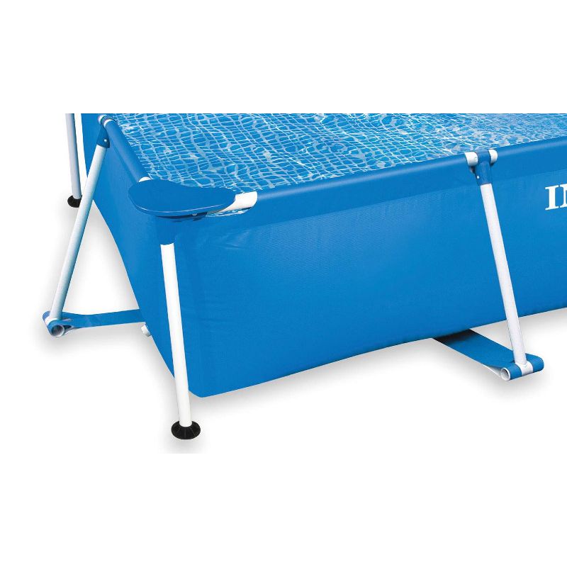 Intex 86" x 23" Rectangular Frame Above Ground Outdoor Baby Splash Swimming Pool