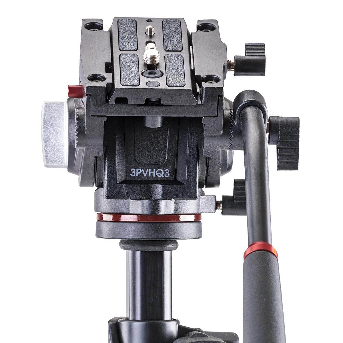 3Pod Orbit 4 Section Tripod with Q3 Fluid Video Head, Aluminum #3P-P4AOR-K4