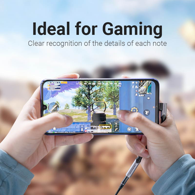 Vention Type C to 3.5mm Audio Adapter 90 Degree Right Angle Male to Female Earphone Jack Adapter USB C Connector for Huawei