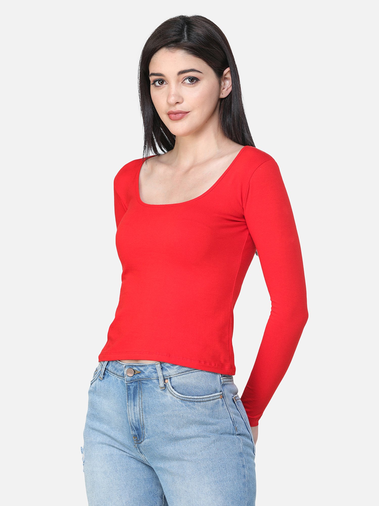 Scorpius Red Regular Fit Top