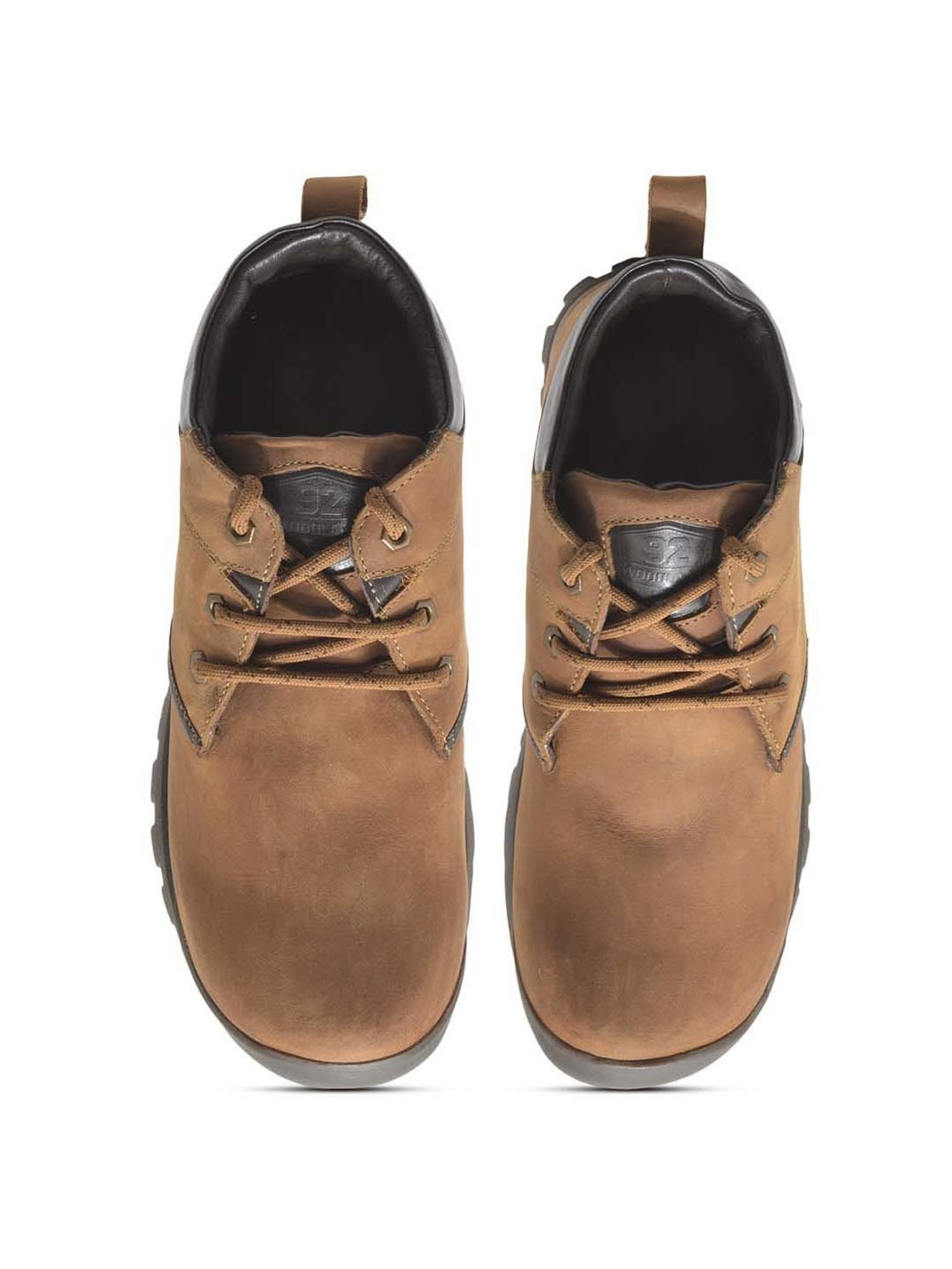 Woodland Men's Camel Derby Shoes