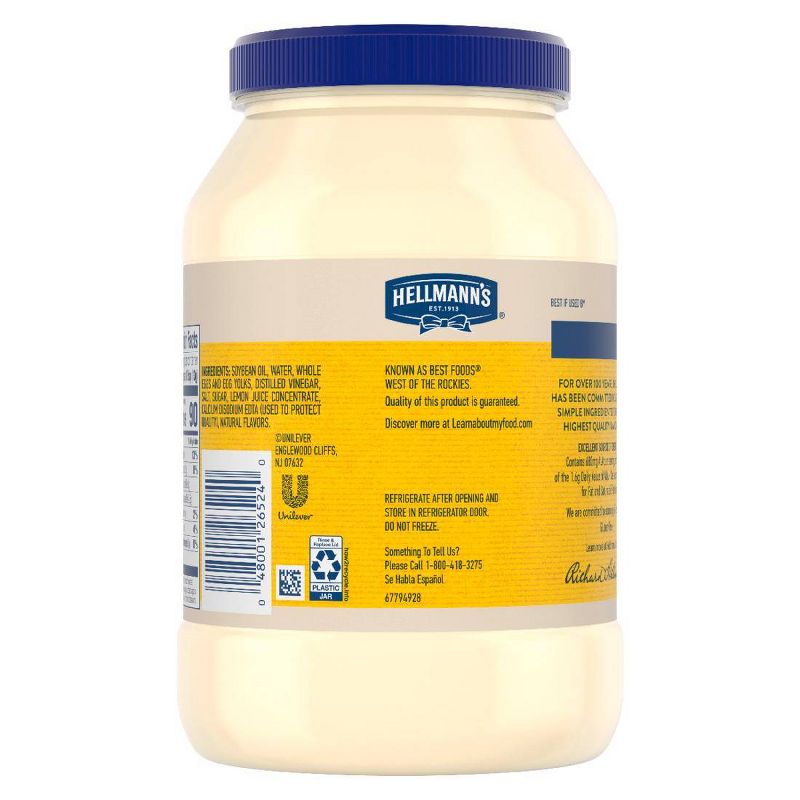 Hellmann's Real Mayonnaise - 48 fl oz