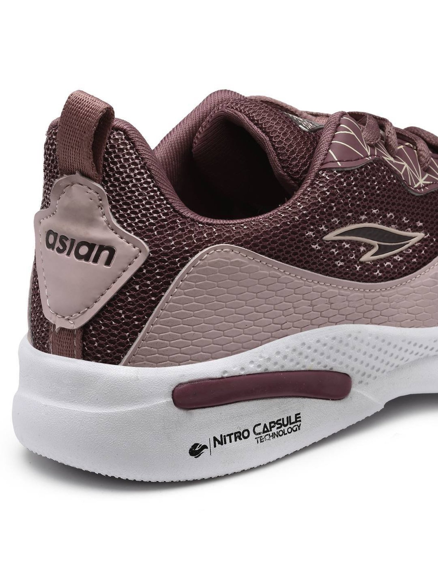 Asian Women's Mauve Running Shoes