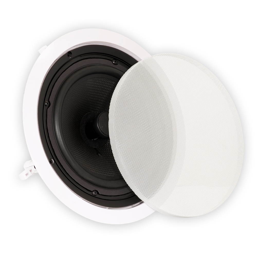 Theater Solutions TS80C In Ceiling 8" Speakers Surround Sound Home Theater 7 Speaker Set