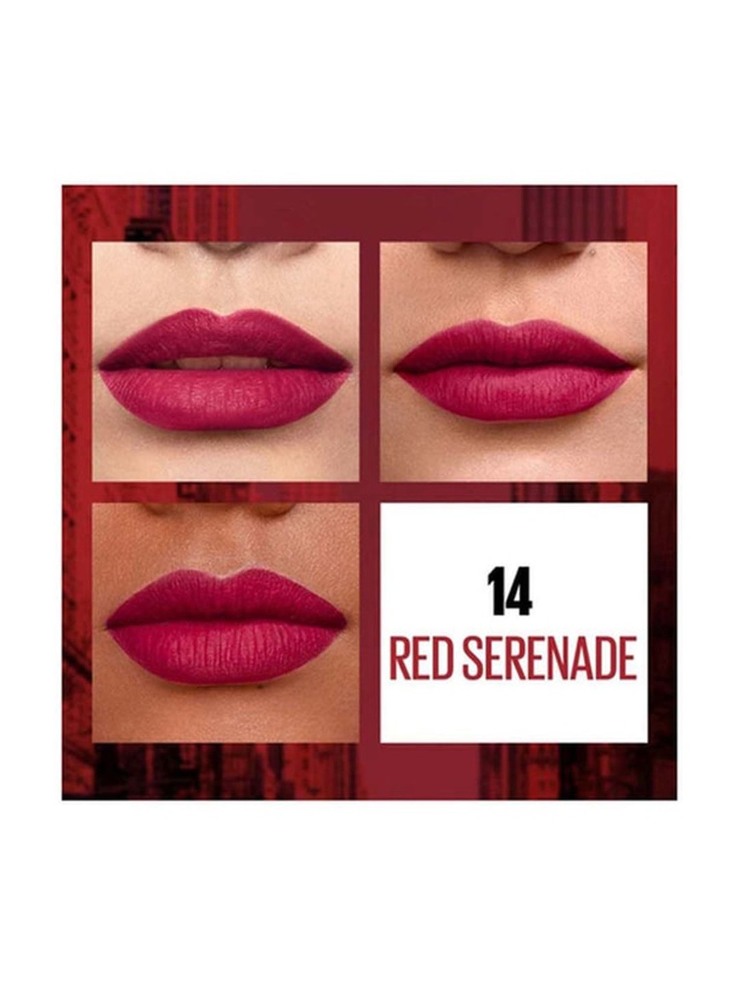 Maybelline New York Sensational Liquid Matte - Red Serenade,7ml