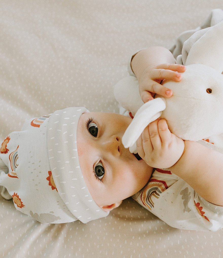 Burt's Bees Baby Newborn-9 Months Long-Sleeve Turkey Trot Footed Coverall