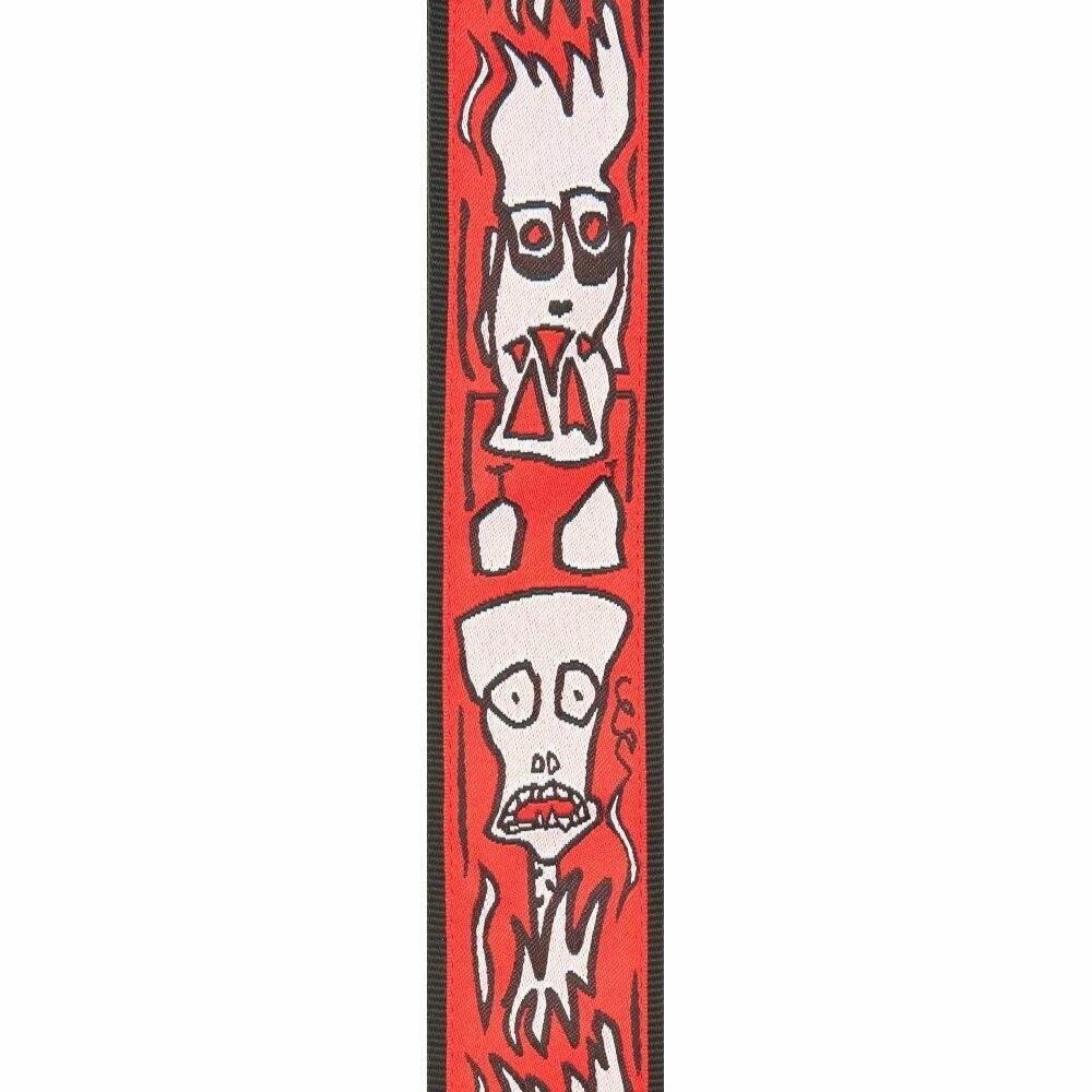 Planet Waves 50PLJS02 Joe Satriani 50mm Flames Guitar Strap