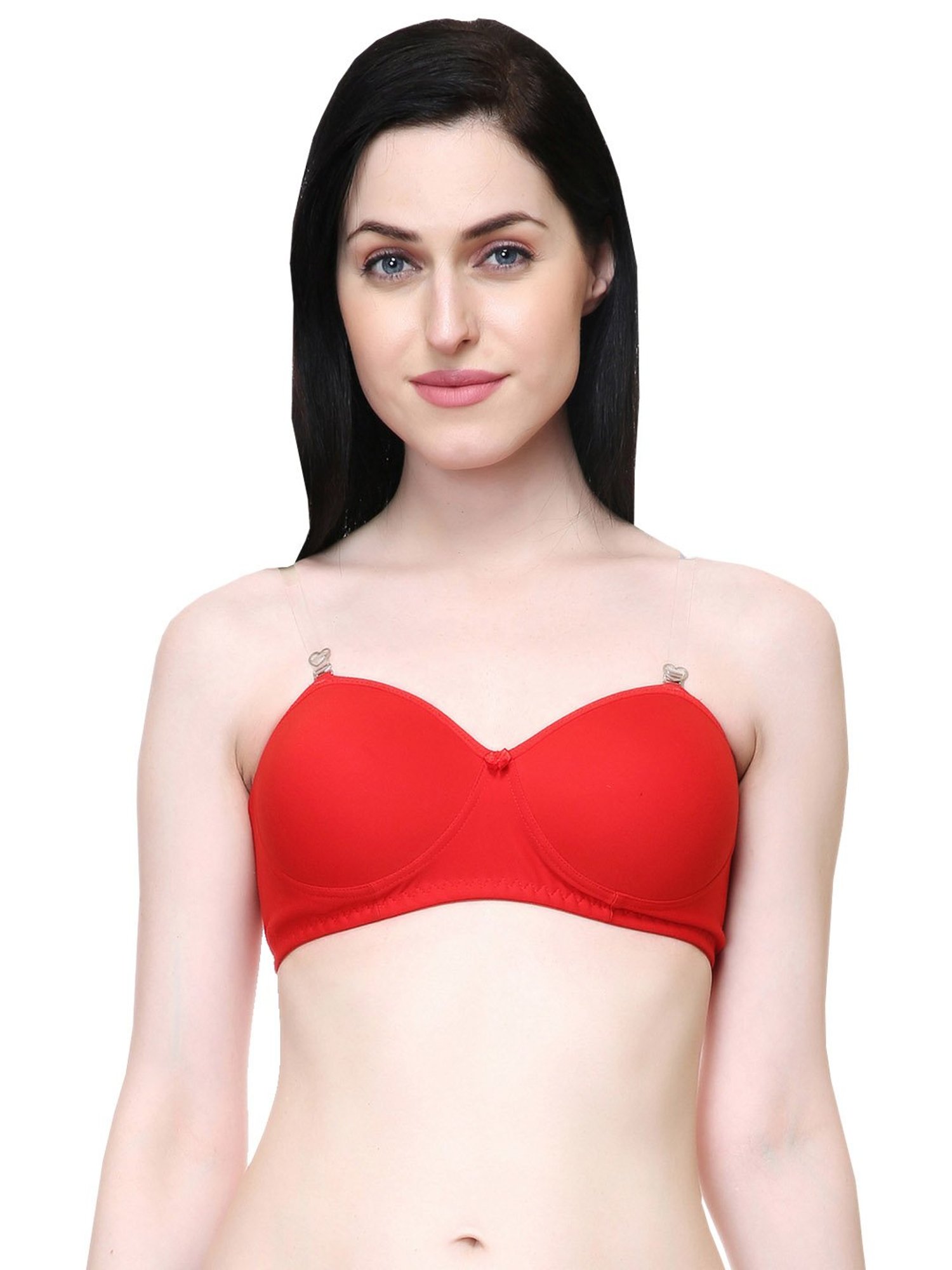 Lady Lyka Multicolor Non Wired Padded T-Shirt Bra (Pack Of 2)