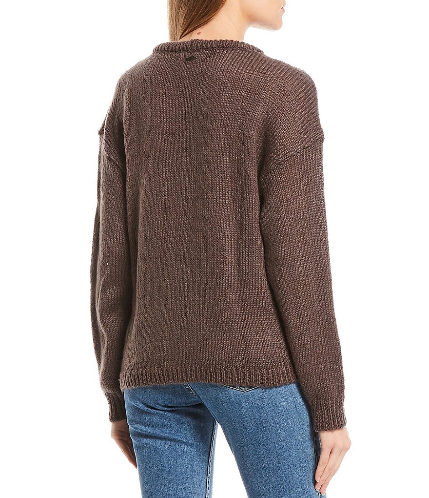 O'Neill Long-Sleeve Perrie Color-Block Pullover Sweater