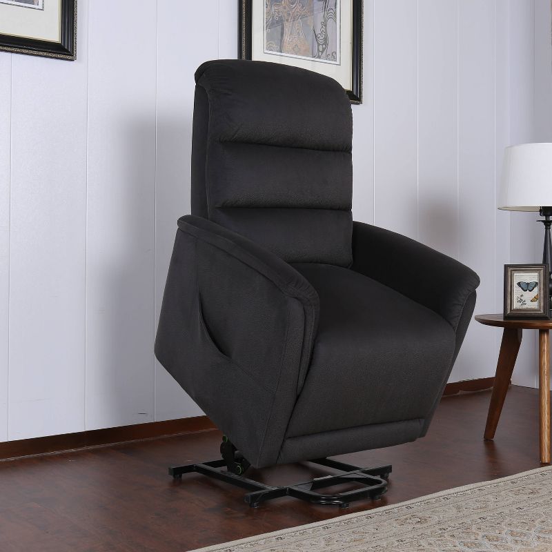 Miles Contemporary Power Recliner Lift Chair Gray - AC Pacific