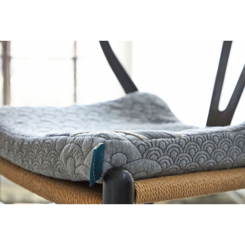 Brentwood Home Eco-Comfy Memory Foam Seat Cushion - Cooling Charcoal-Infused Memory Foam and Washable Cover