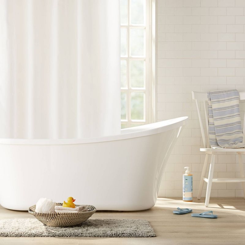 2pk Heavyweight PEVA Shower Curtain Liner Frost - Clorox