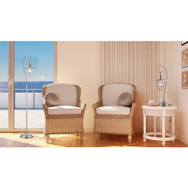 Lanterna II 1 Light Table Lamp (Includes Light Bulb) Silver - Lite Source