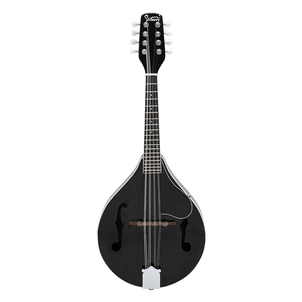 Glarry A-Style Elegant Maple Wood Mandolin Black