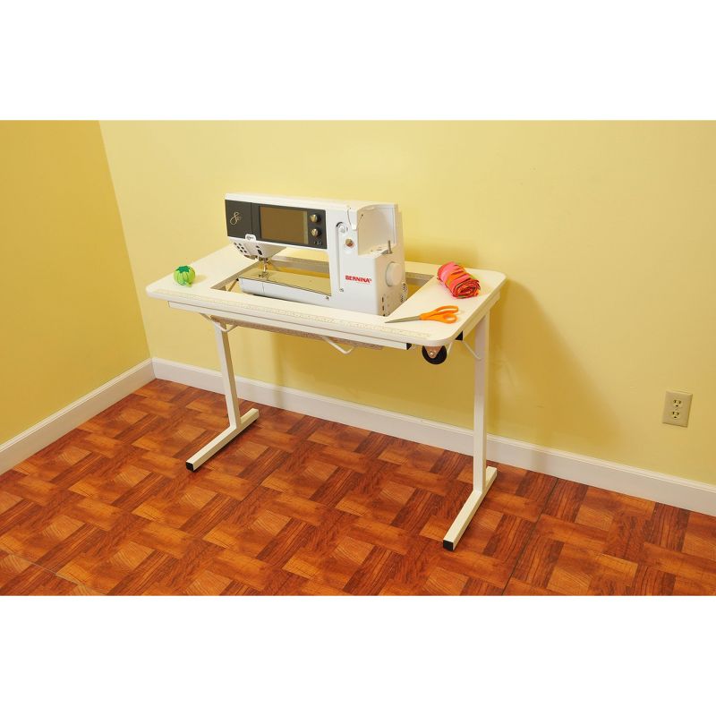 Arrow Cabinets Gidget Folding Sewing and Craft Table II White