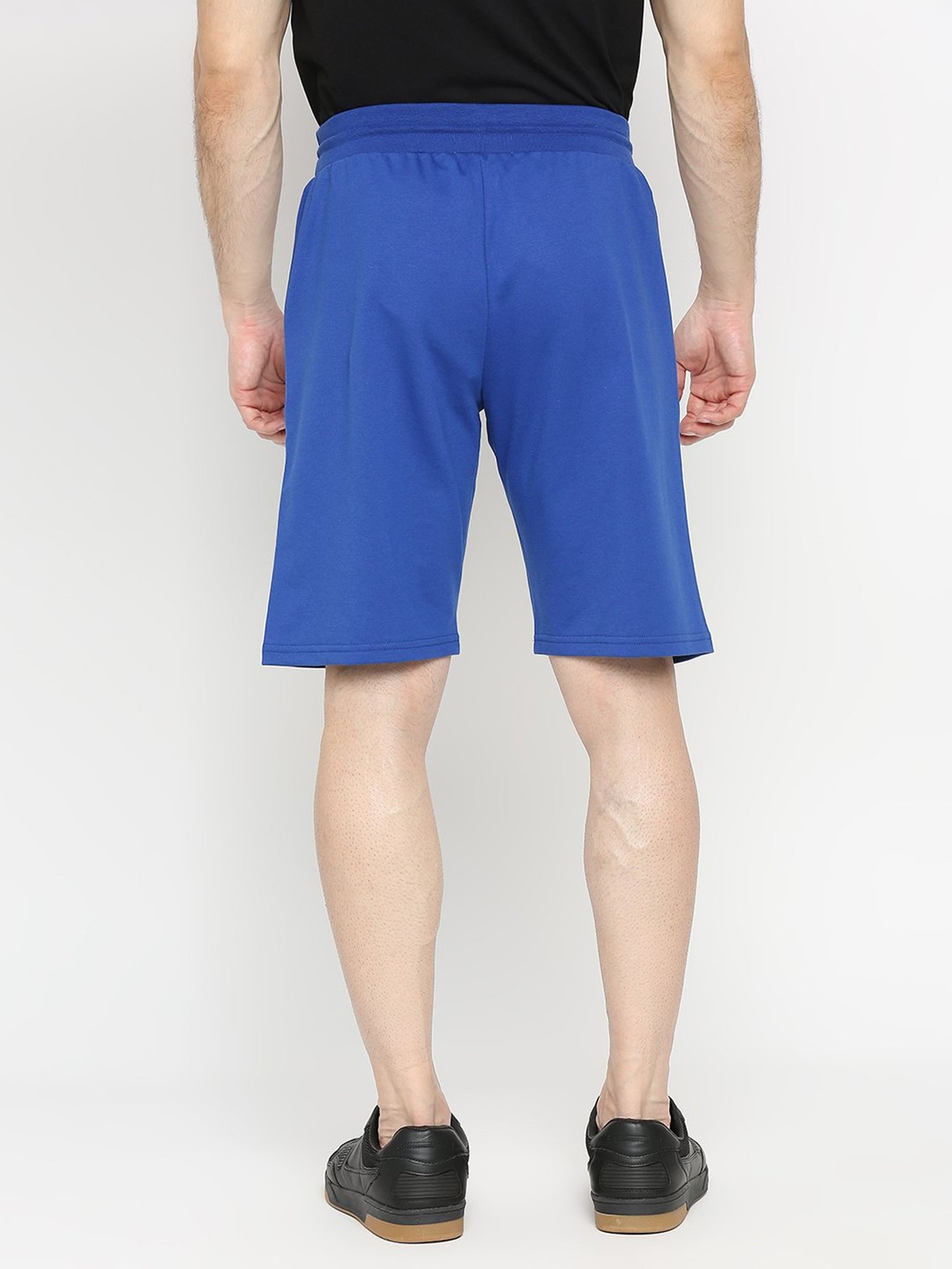 UnderJeans by Spykar Royal Blue Regular Fit Shorts