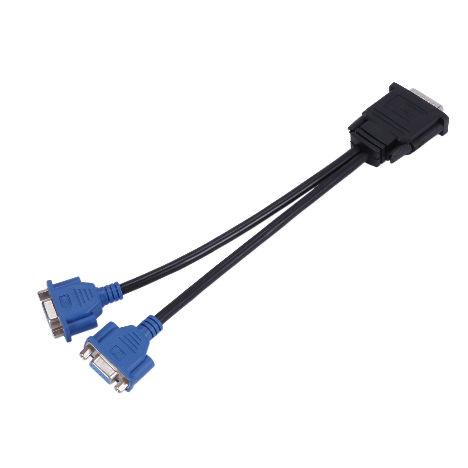 Dms-59 Pin Male To Dual Vga Female Y Splitter Adapter Cable