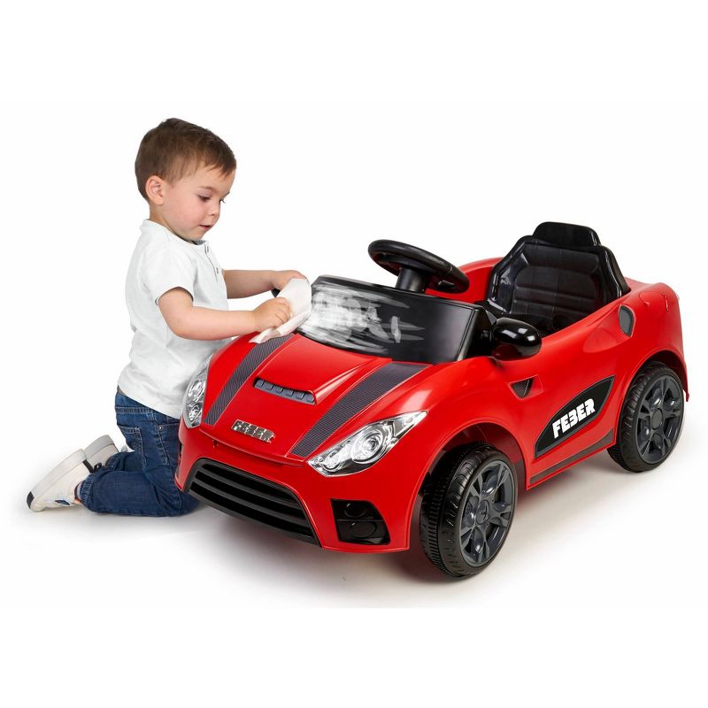Feber 6V My Real Car 6-in-1 Breakdown Powered Ride-On - Red