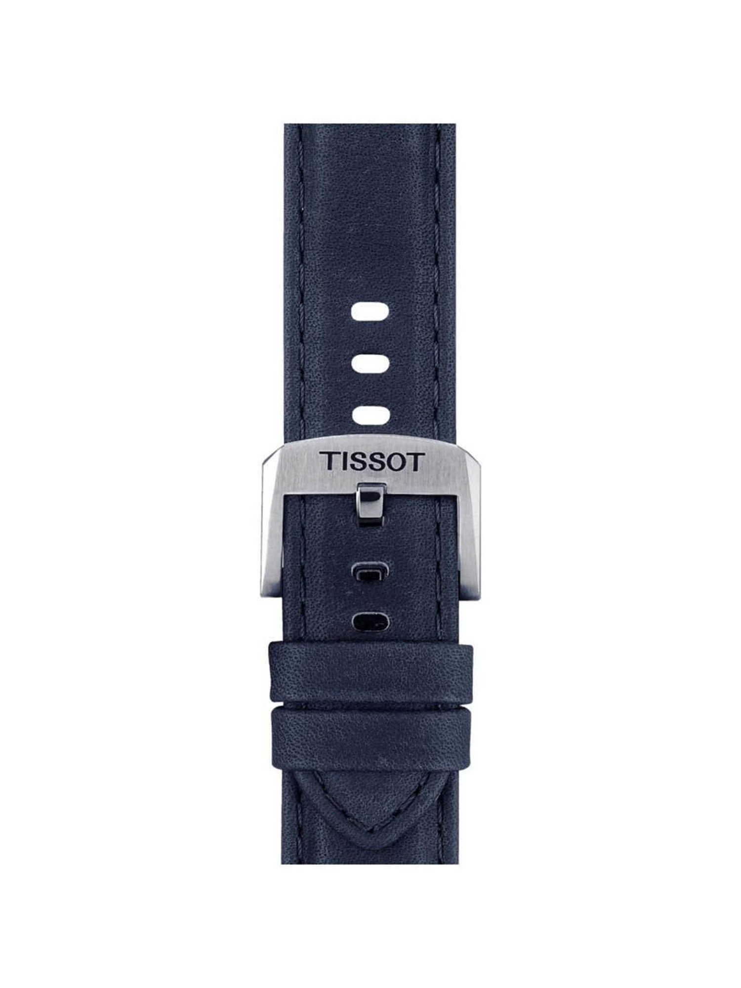 TISSOT Official T852046831 Blue Leather Watch Strap Lugs 20 mm