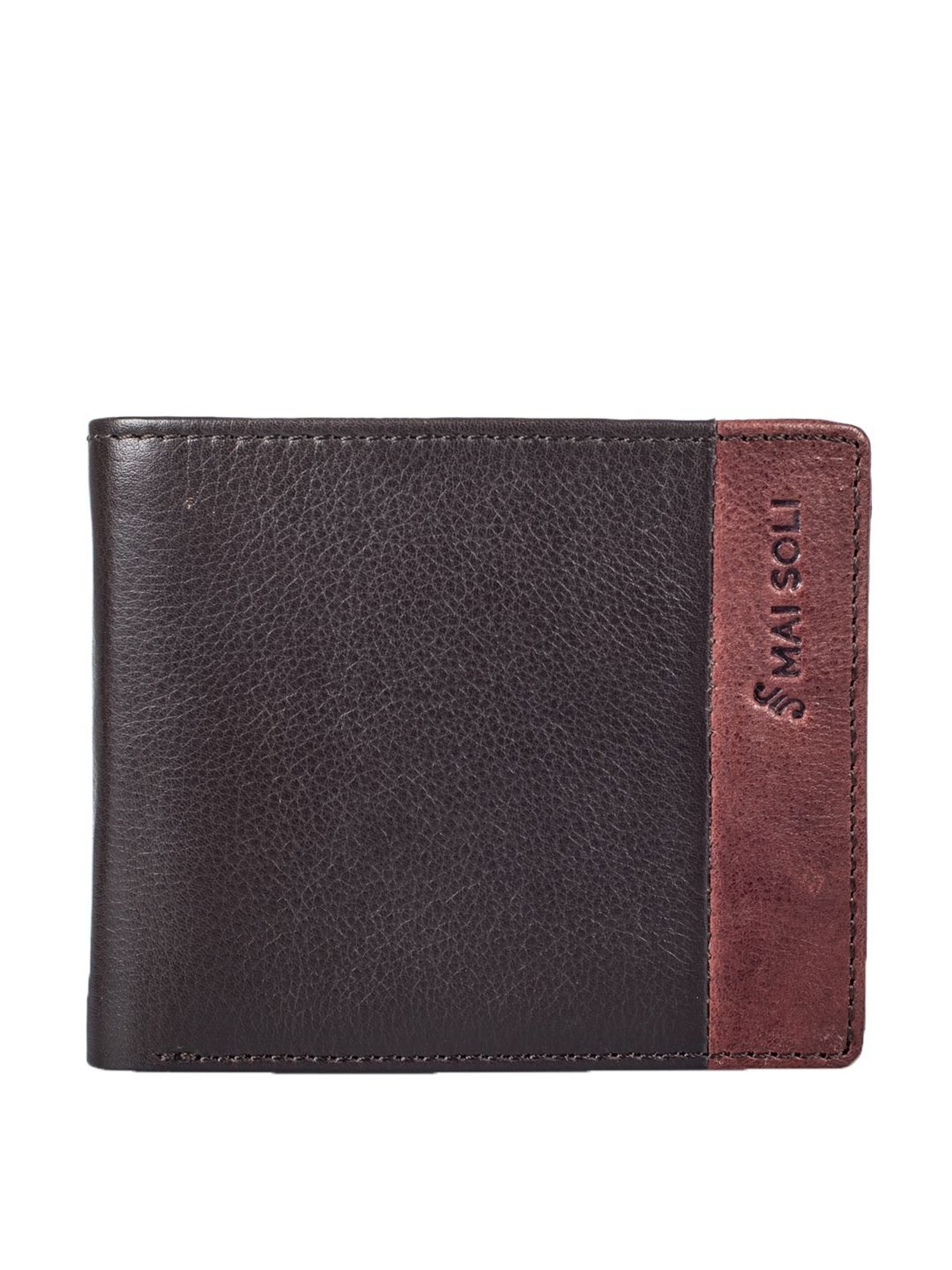 Mai Soli Antique Leather Bi-Fold Wallet for Men