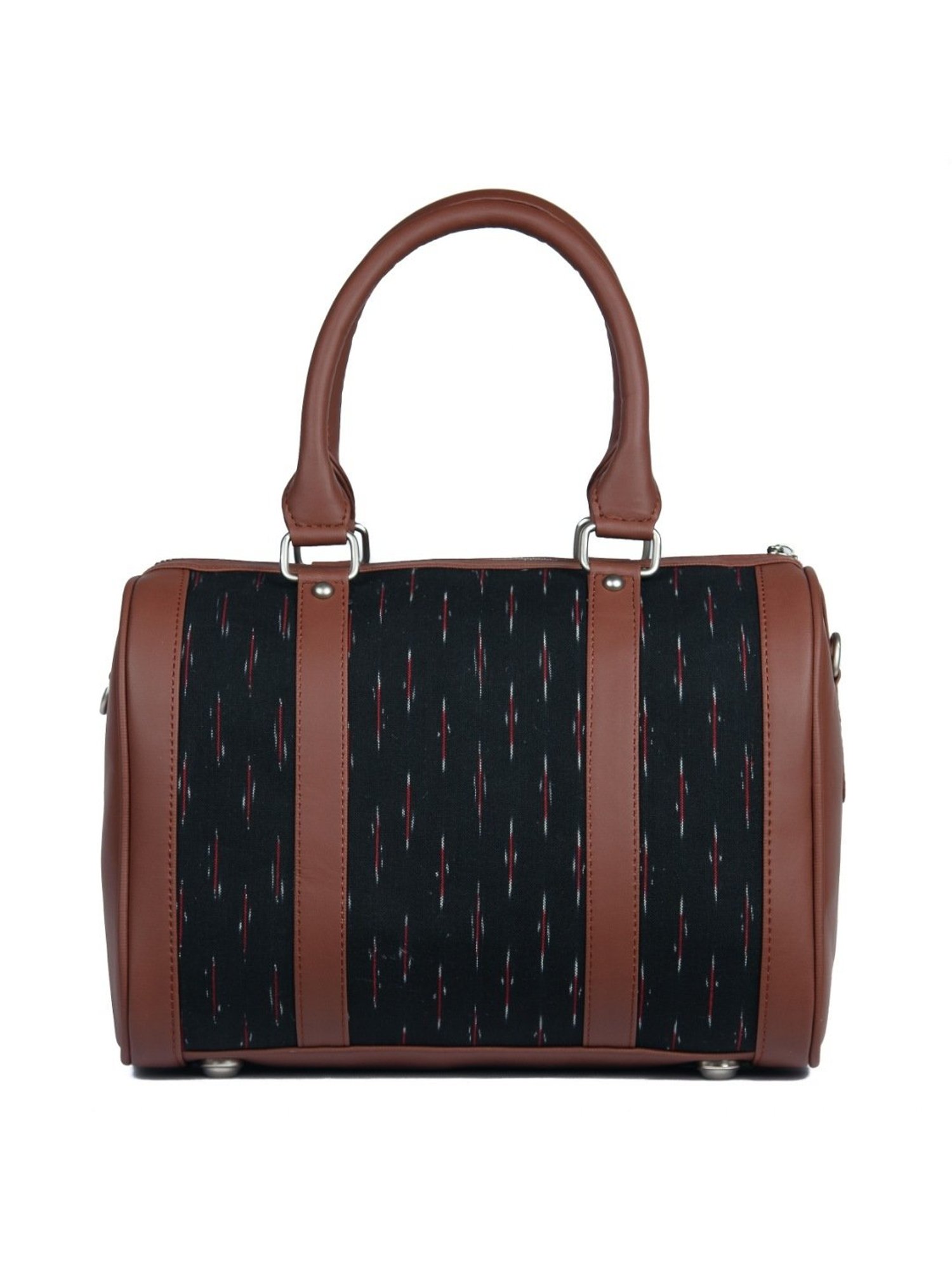 ZOUK Black Printed Medium Duffle Bag