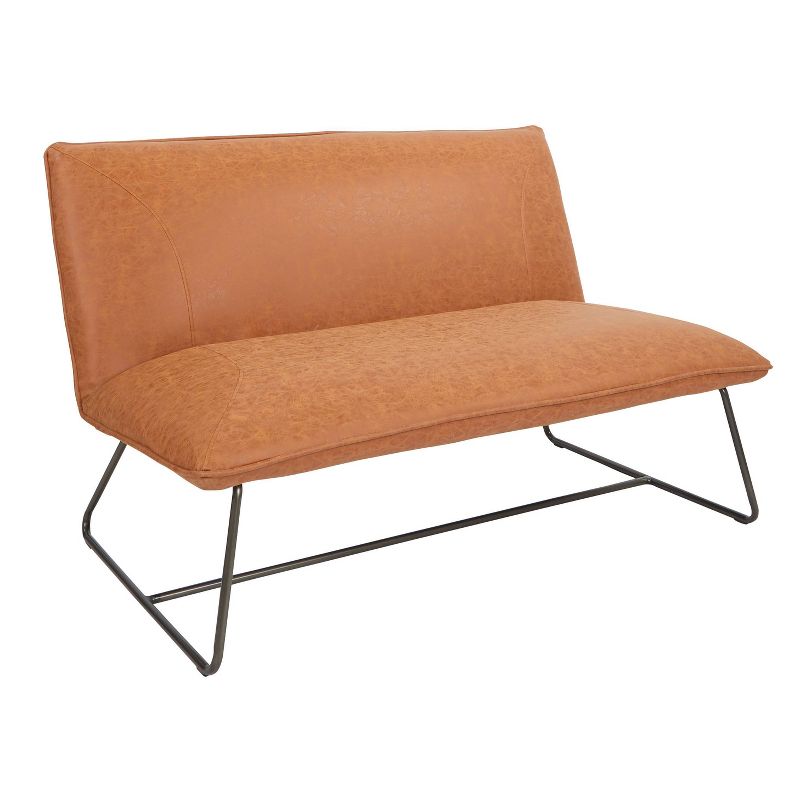 Ali Upholstered Loveseat Dark Shadow Blue - HOMES: Inside + Out