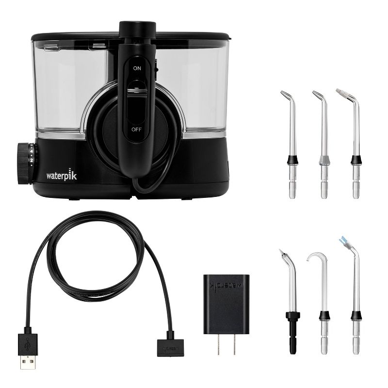 Waterpik Cordless Countertop Water Flosser - Ion Black