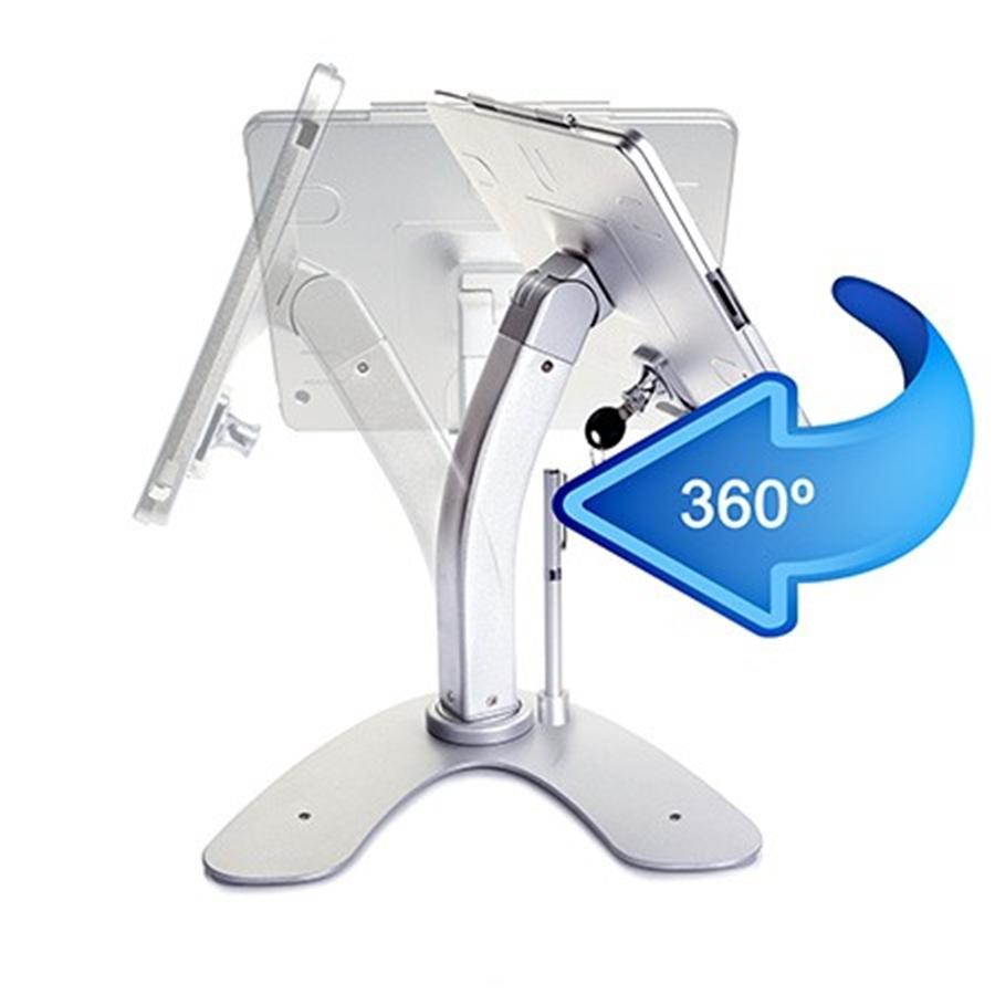 CTA Digital PAD-ASK Antitheft Security Kiosk Stand for iPad Air 2/iPad Air/iPad Gen 2-4