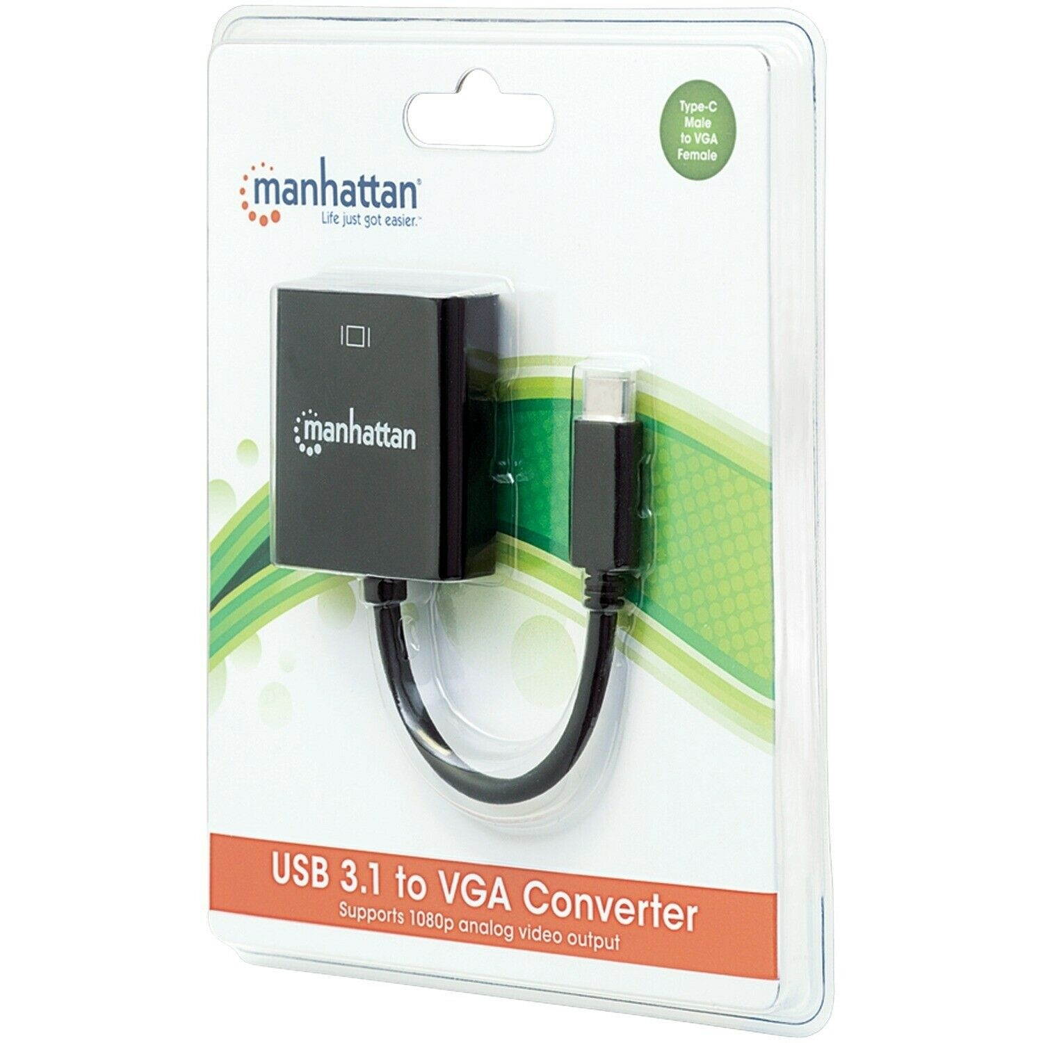 Manhattan Products 151771 Superspeed Usb 3.0 Vga Cnvrtr