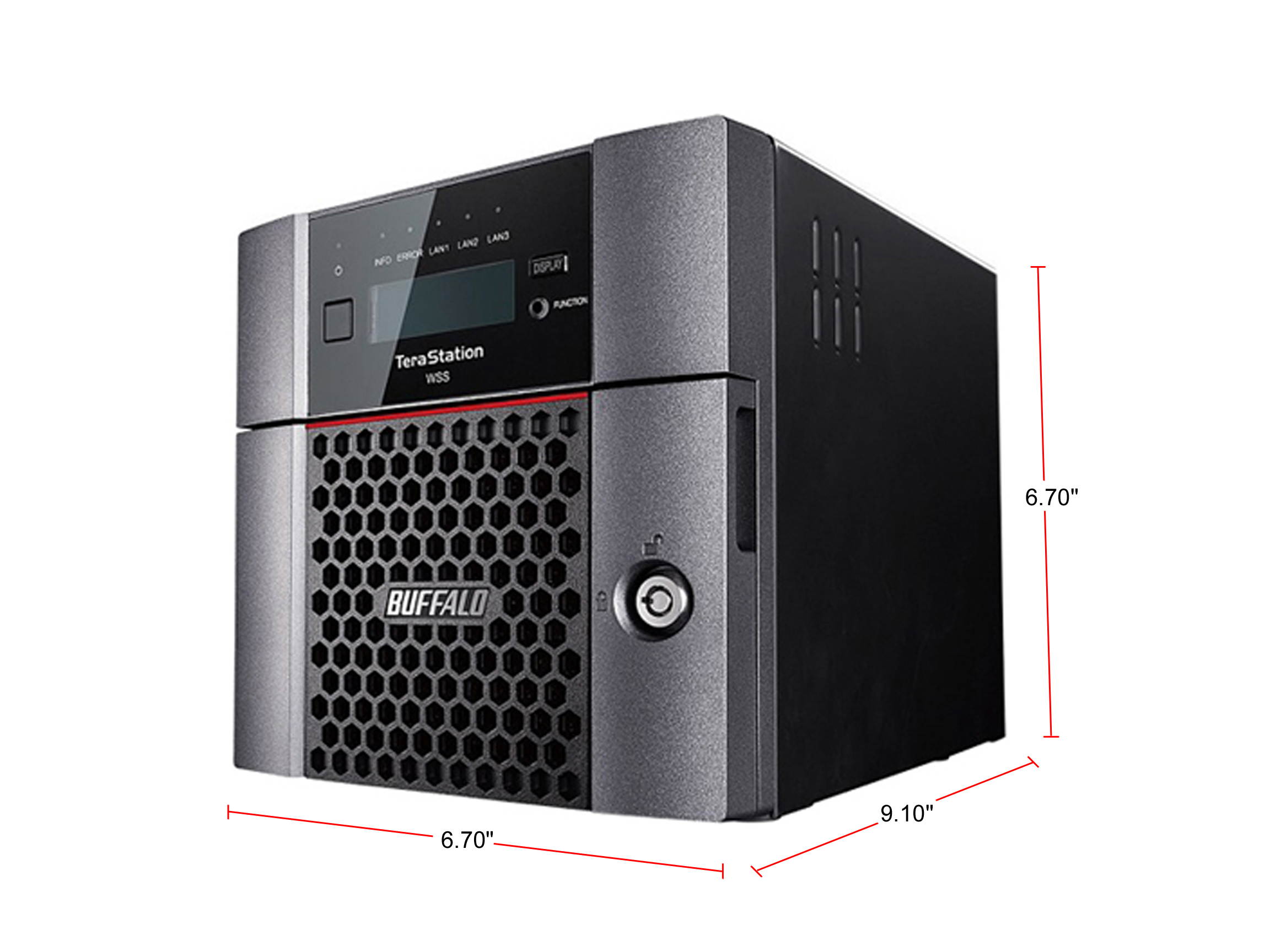 Buffalo TeraStation WS5220DN Windows Storage Server 2016 Desktop 4TB NAS Hard Drives Included