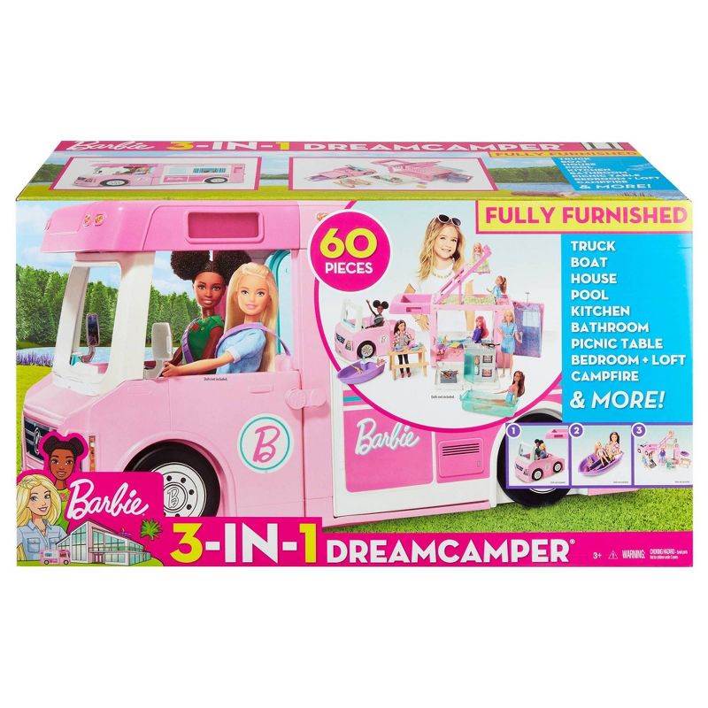 Barbie 3-in-1 Dream Camper Playset