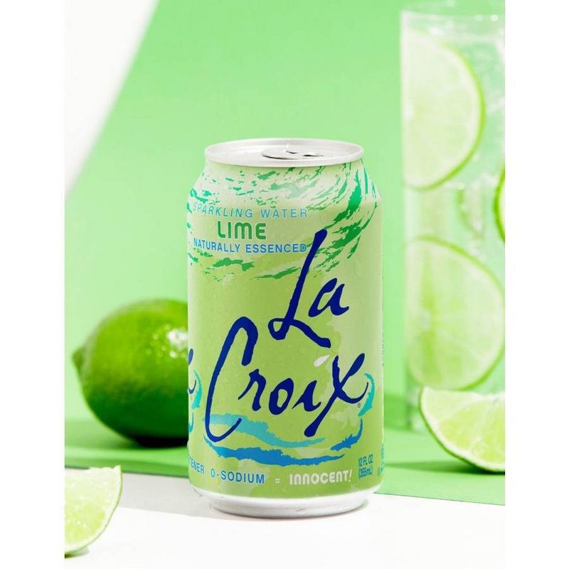 LaCroix Sparkling Water Lime - 8pk/12 fl oz Cans