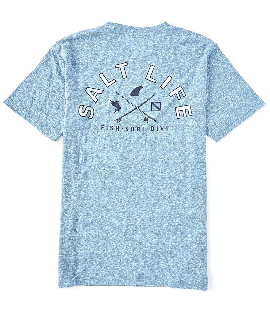 Salt Life Short-Sleeve United Salt Life Tri-Blend Graphic T-Shirt