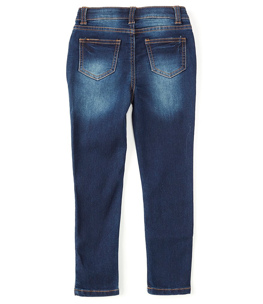 Hippie Girl Little Girls 4-6X Triple-Snap Denim Skinny Jeans