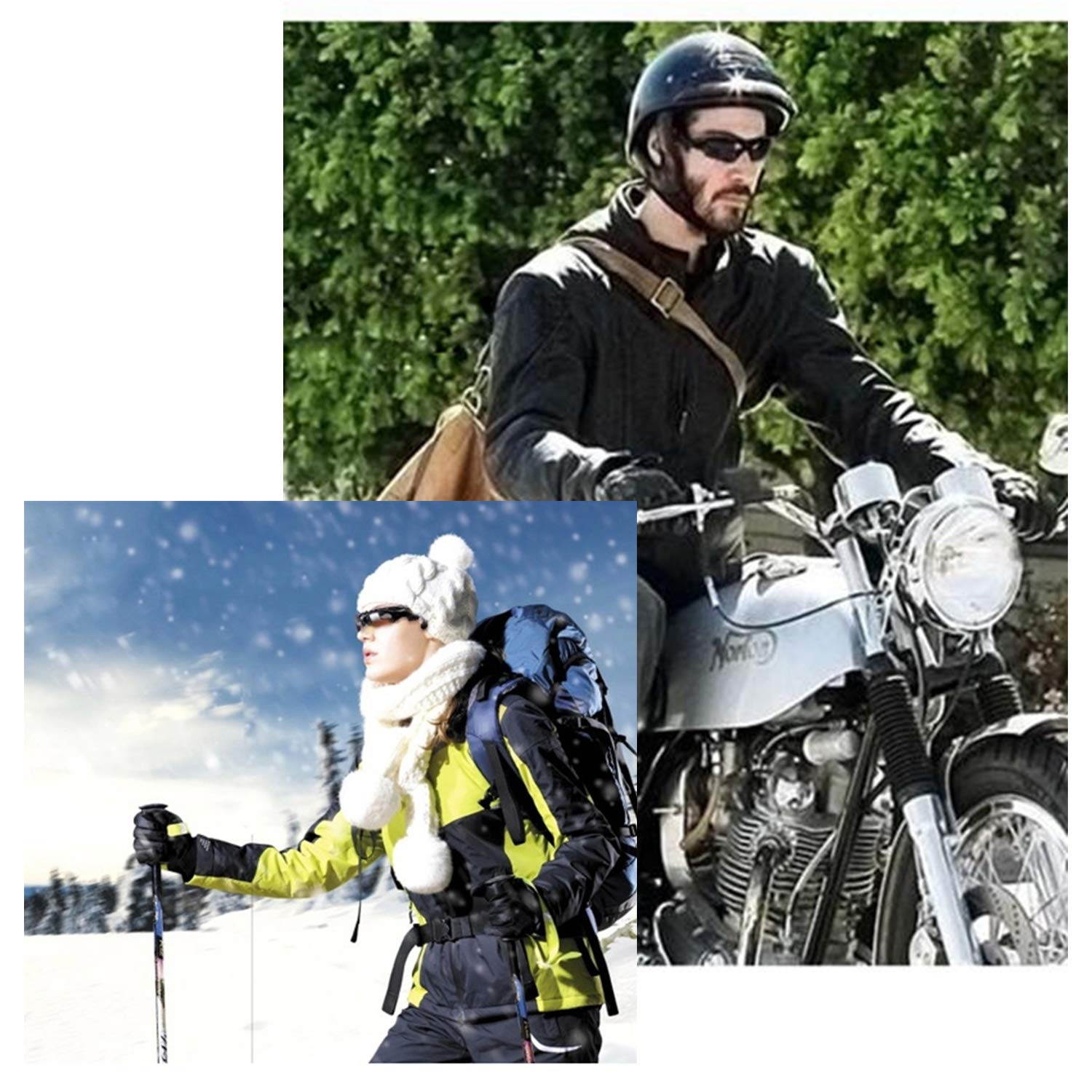 Werleo Sunglasses Headset Headphone Bluetooth Wireless Music Sunglasses Headsets Compatible iPhone Samsung LG and Smart Phones PC Tablets