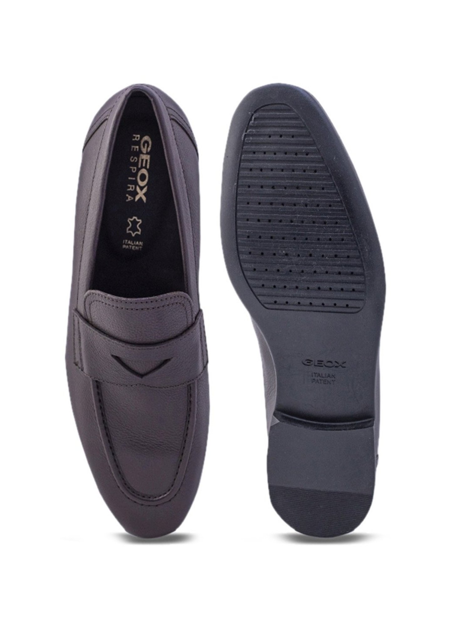 Geox Men's U Sapienza Brown Loafers