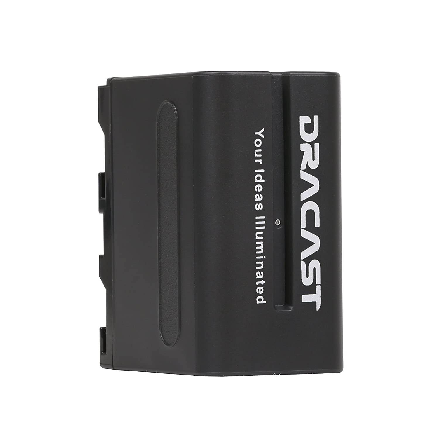Dracast DRBK1NPF6600 NPF 6600 mAh 1x Battery/ 1x Charger Combo, Black