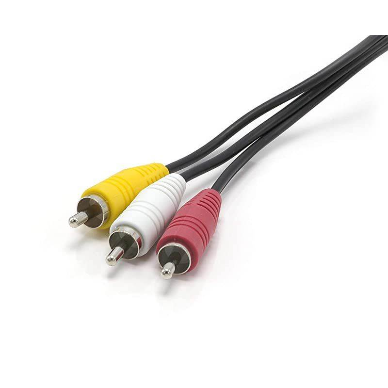Satellite Dish Comcast Direct Replacement RCA Audio Video Composite RedWhiteYellow Cable 6 Feet 1 Pack