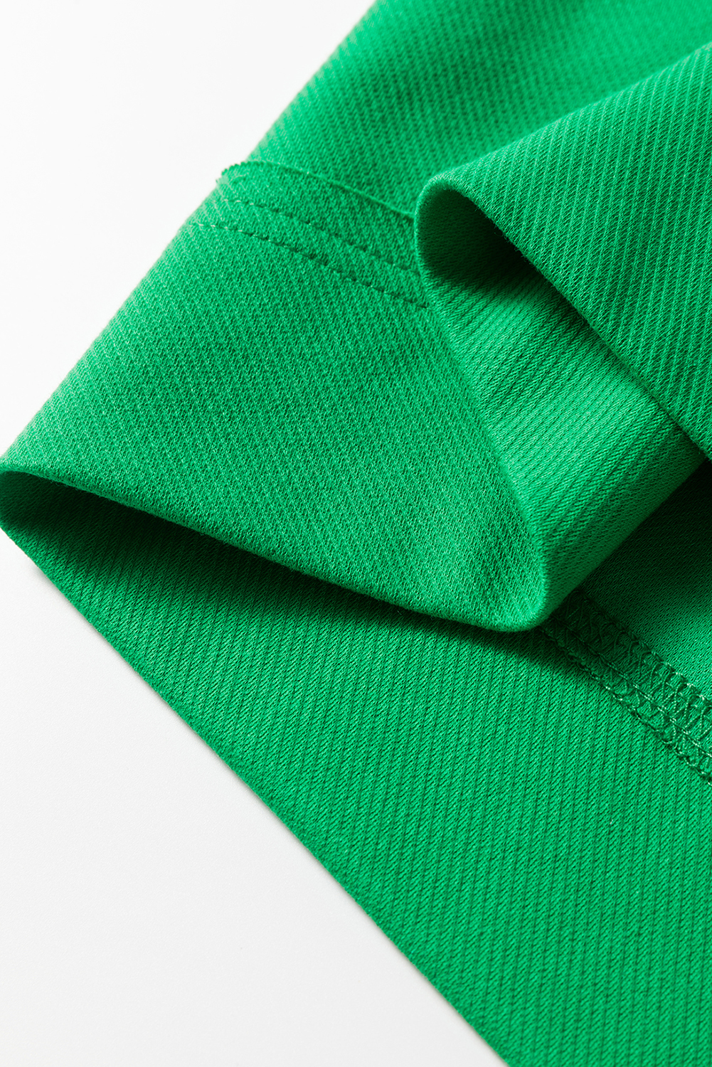 Skobeloff Textured Ruffle Split Top and Drawstring Shorts Set