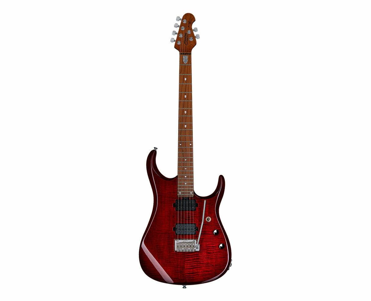 Sterling by Music Man JP15, Flame Maple Top, Royal Red