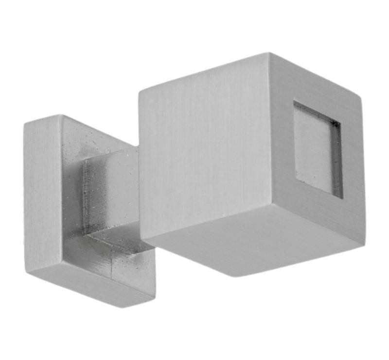 Sumner Street Home Hardware 0.625 4pc Knob Satin Nickel Rhombus Cube