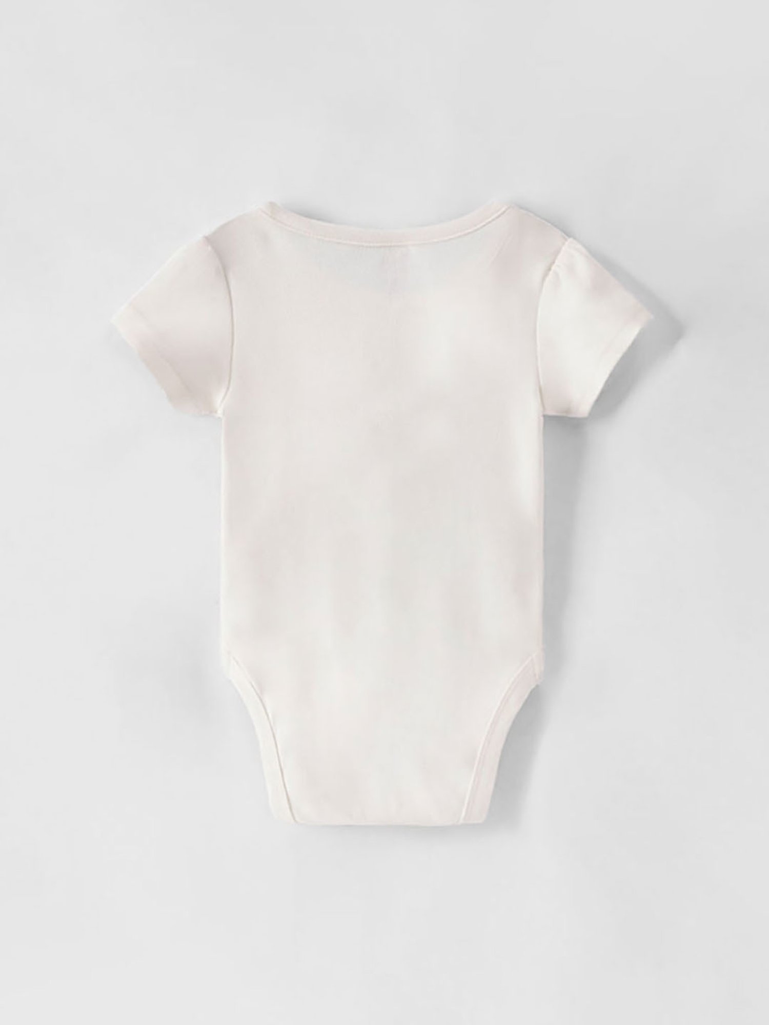 Ed-a-Mamma Baby White Printed Bodysuit