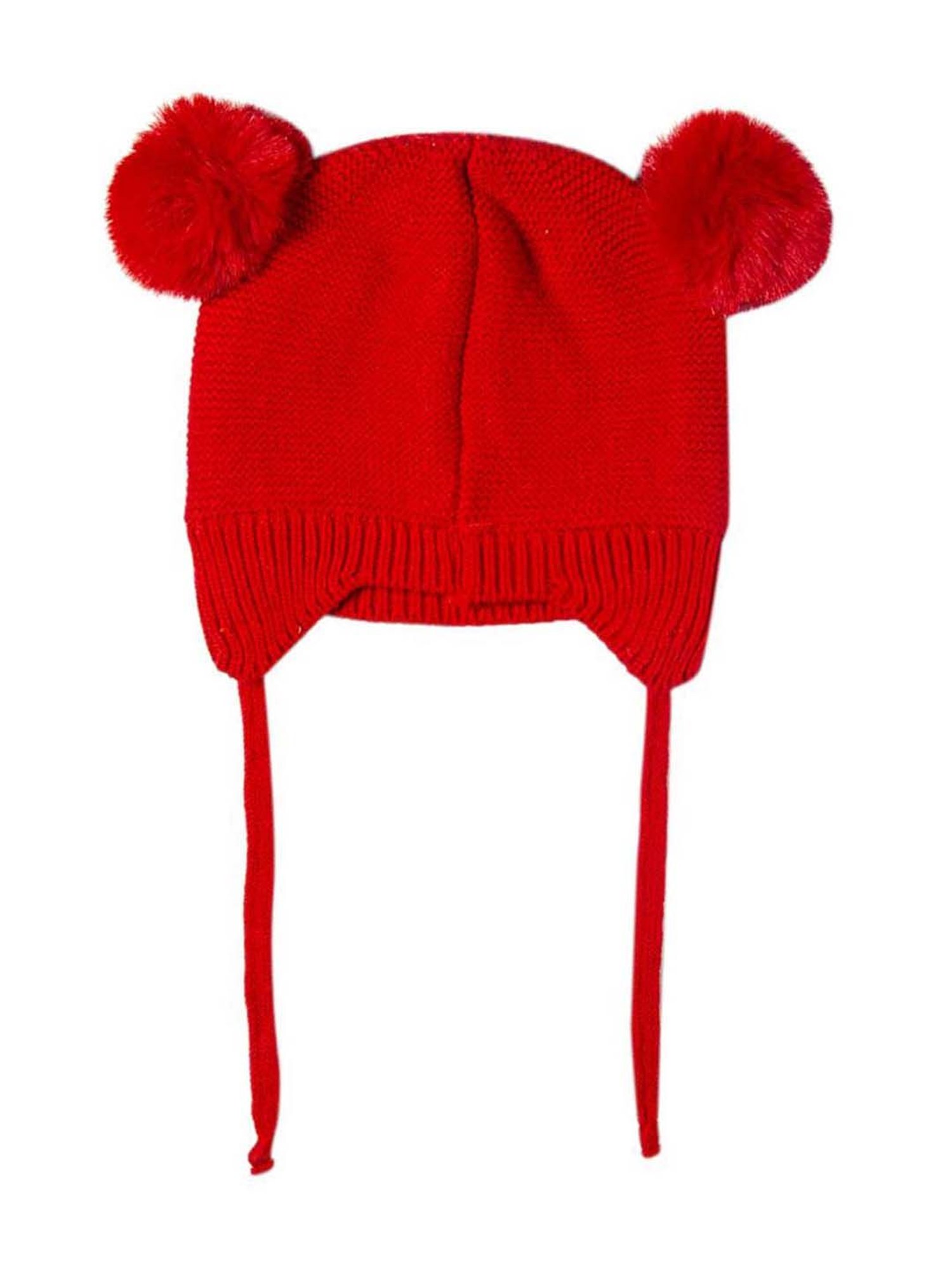 Baby Moo Kids Red Woollen Cap
