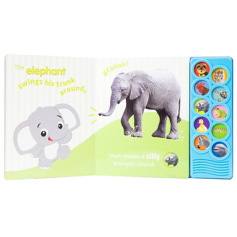 Baby Einstein Amazing Animals 10 Button Sound Book (Board Book)