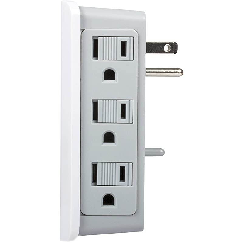 360352 Sideline Protector, 6 Side Facing Outlets, 900 Joules of Surge Protection, White